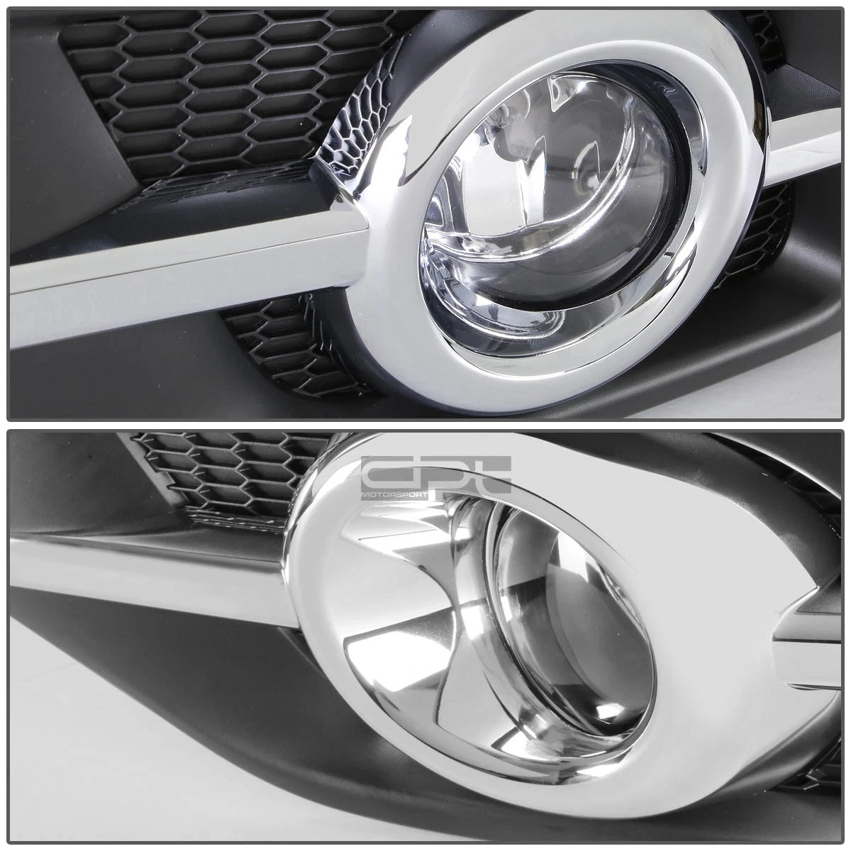 Fog Lights Set of 2 for Honda CR-V (2012–2014) OE Clear Lens + Bezels + Switch