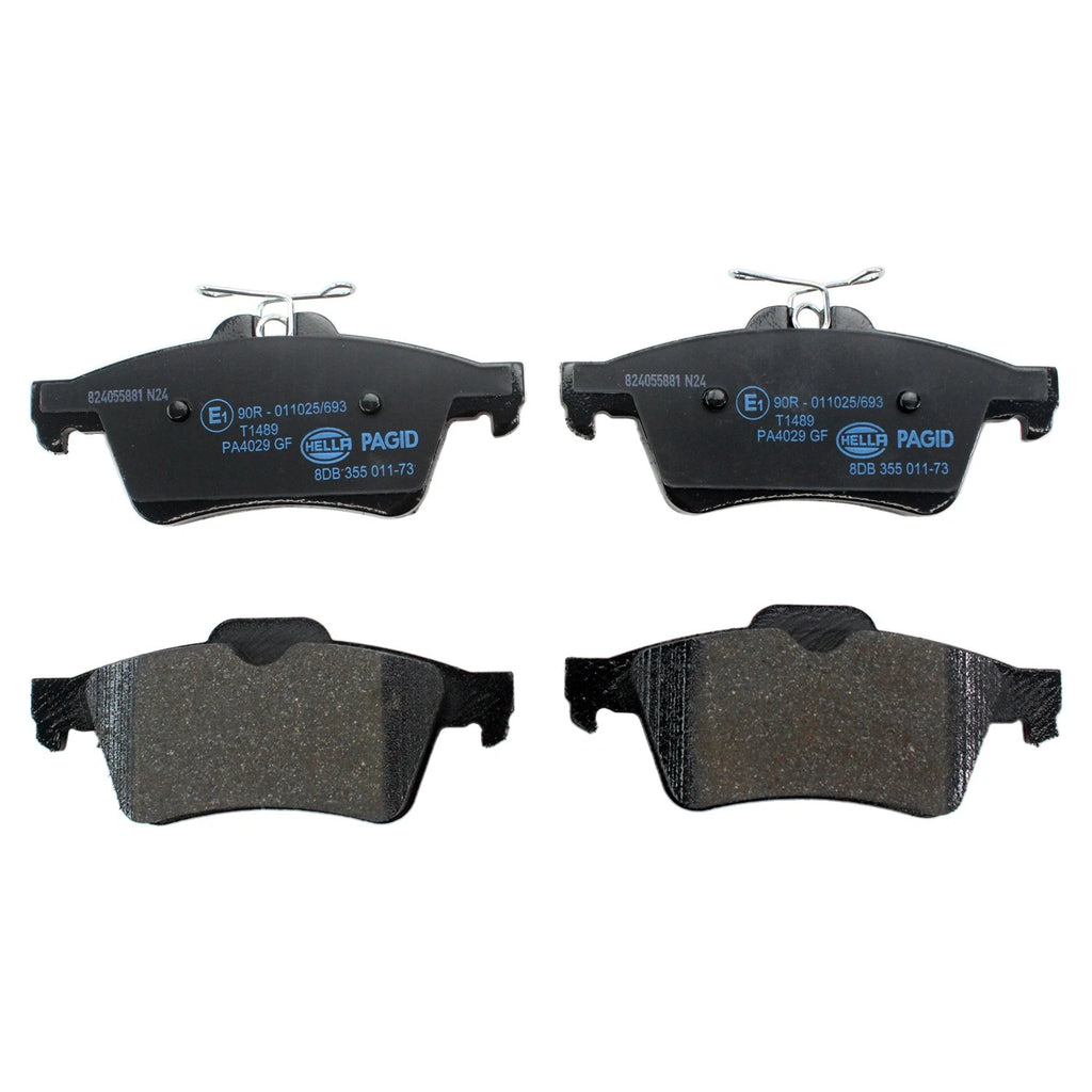 DuraGo Rear Rotors & Low-Met Disc Brake Pads Kit for Mazda 3 (2004–2013)