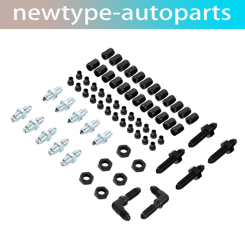Brake Line Tuck Fittings Adapters Kit for Honda Acura Integra (1988–2001)