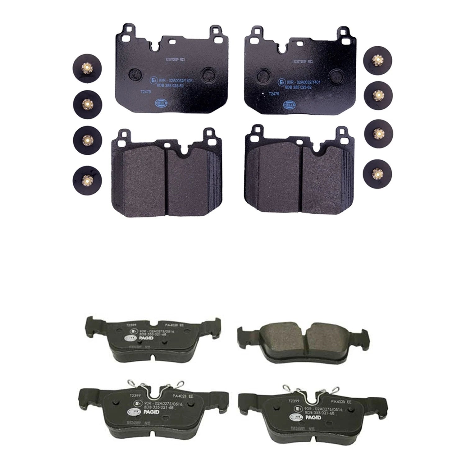 Disc Brake Pads Kit for BMW F44 228i Gran Coupe, F56 Cooper (2014–2021)