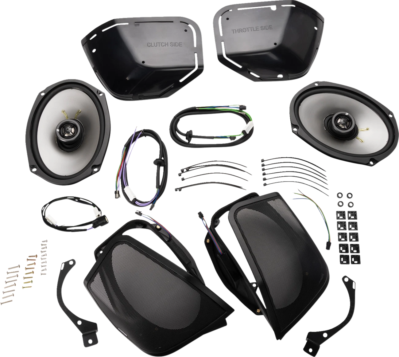 KICKER Cut-In Lid Kit with 6" x 9" Speakers for KICKER 52HDBX1469