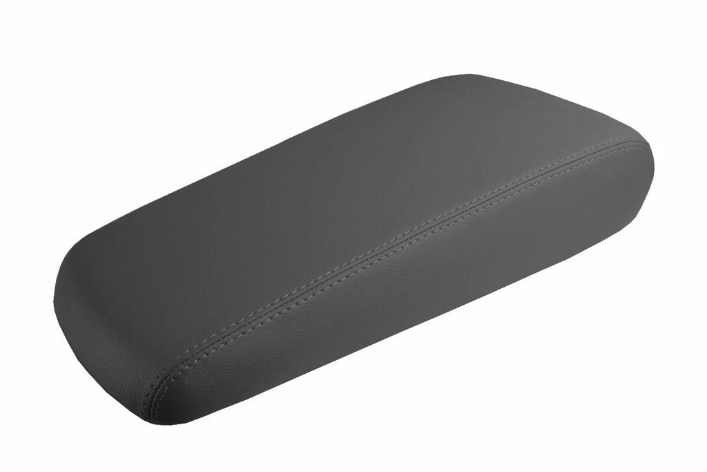 Leather Console Lid Armrest Cover for Dodge Charger (2008–2010) Gray