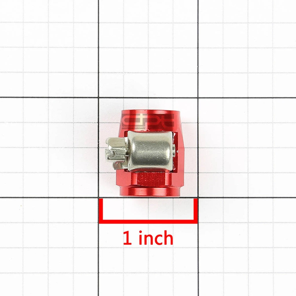 4AN Push On Hose End Cover Clamp Finisher for Universal