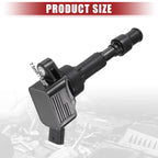 Ignition Coil for Kia Forte (2016–2019) No. 27300-2E601 Black
