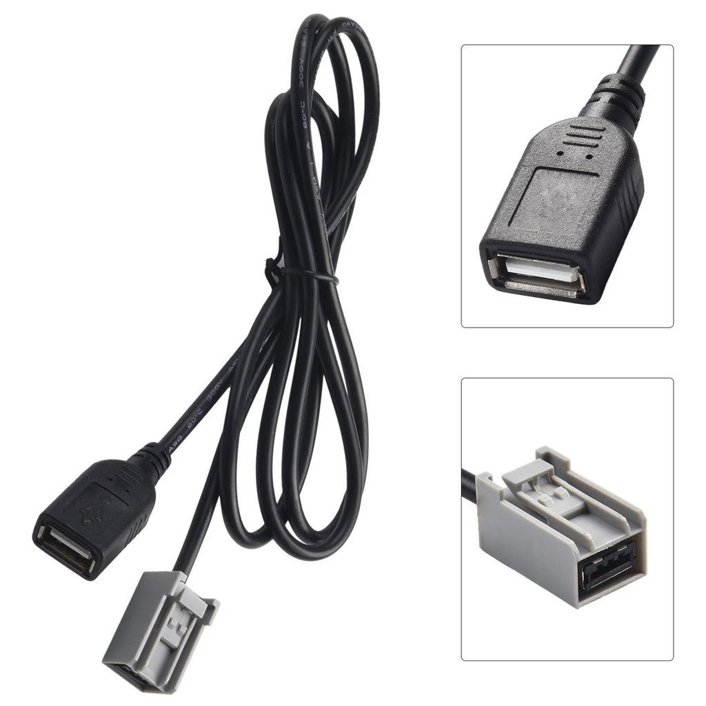 AUX USB Female Cable Adapter for Honda Civic/Fit (2008)