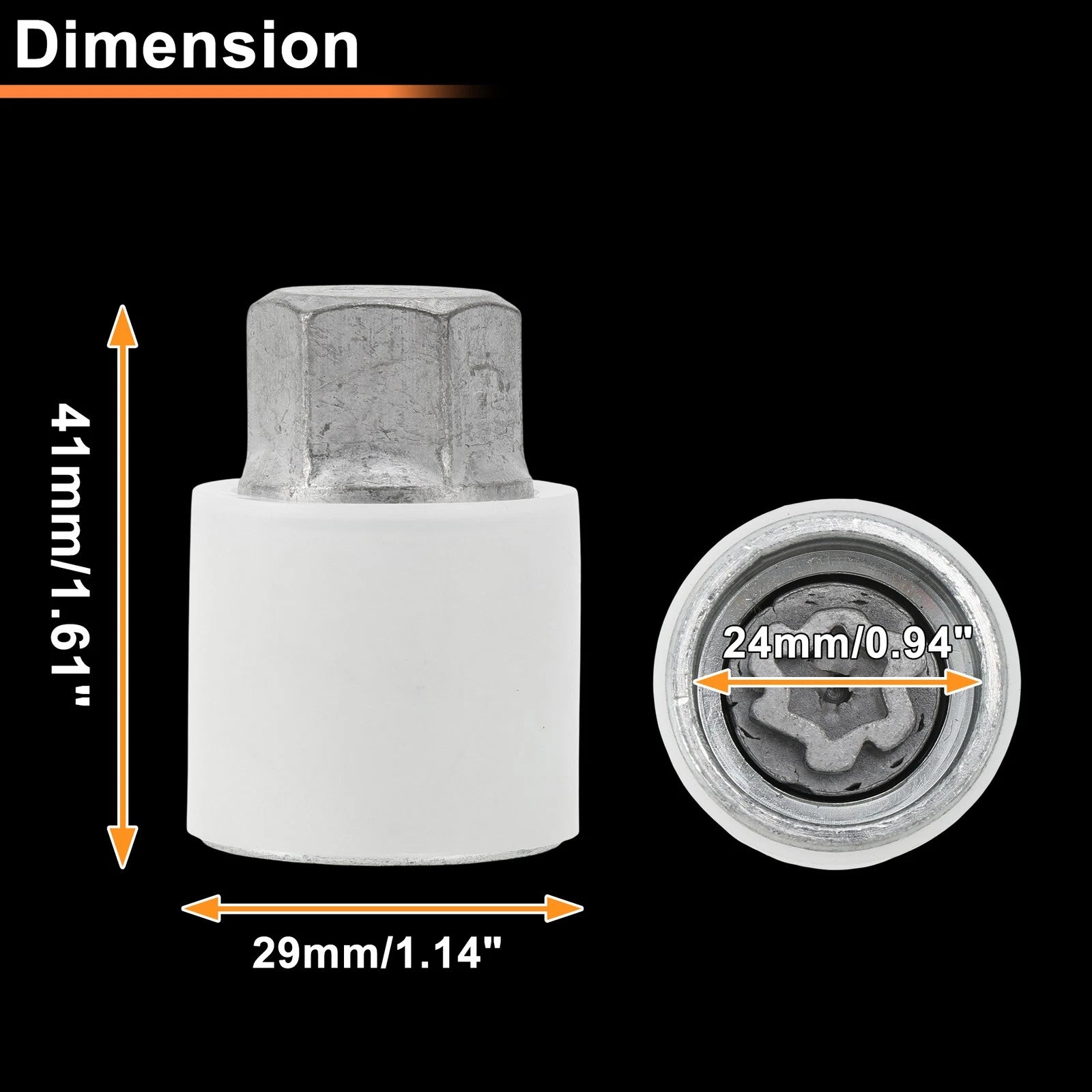 Wheel Lock Lug Nut for Volkswagen Touareg (2004–2017) 532