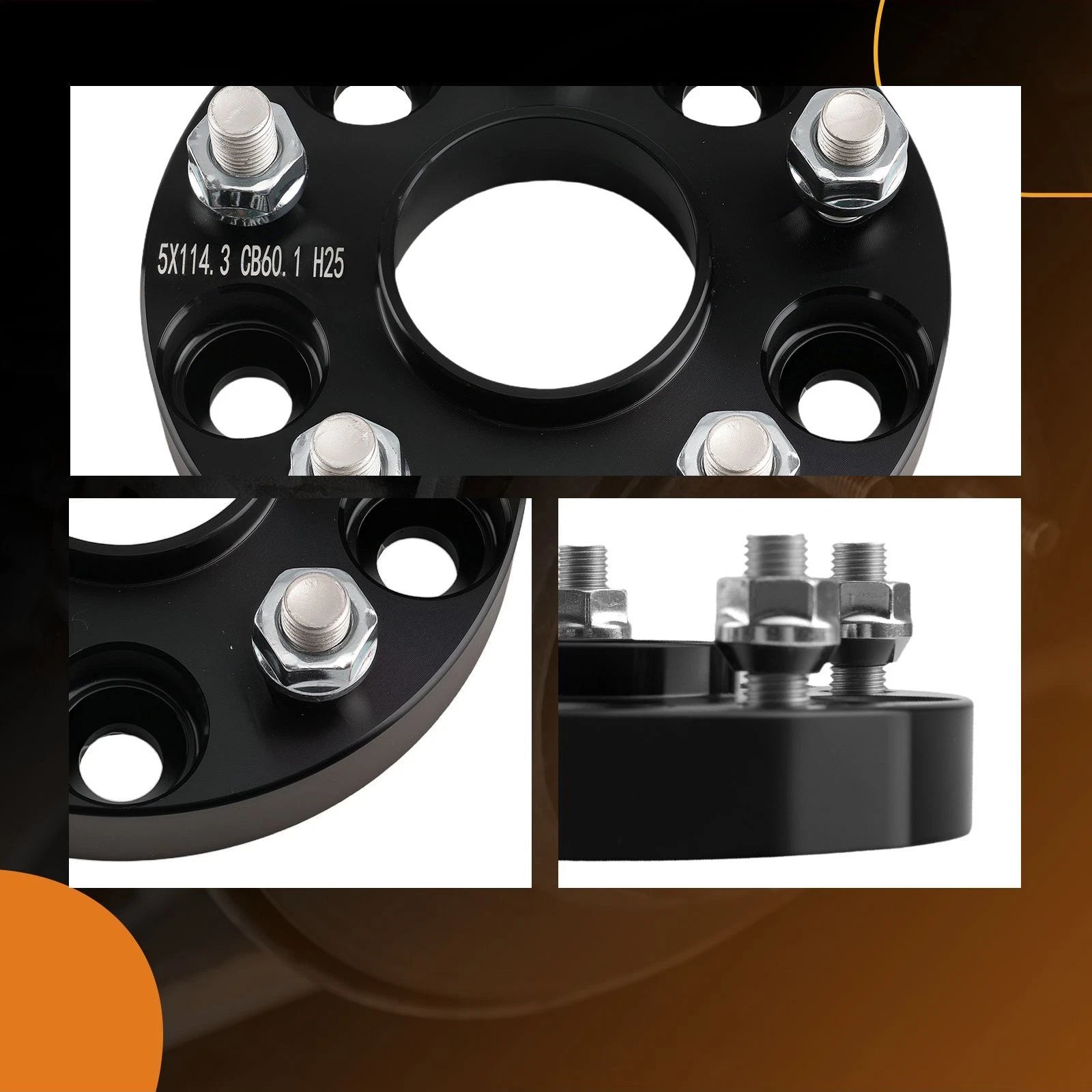 25mm Wheel Spacers for Toyota MR2 Supra (1986–1998) 5x114.3mm