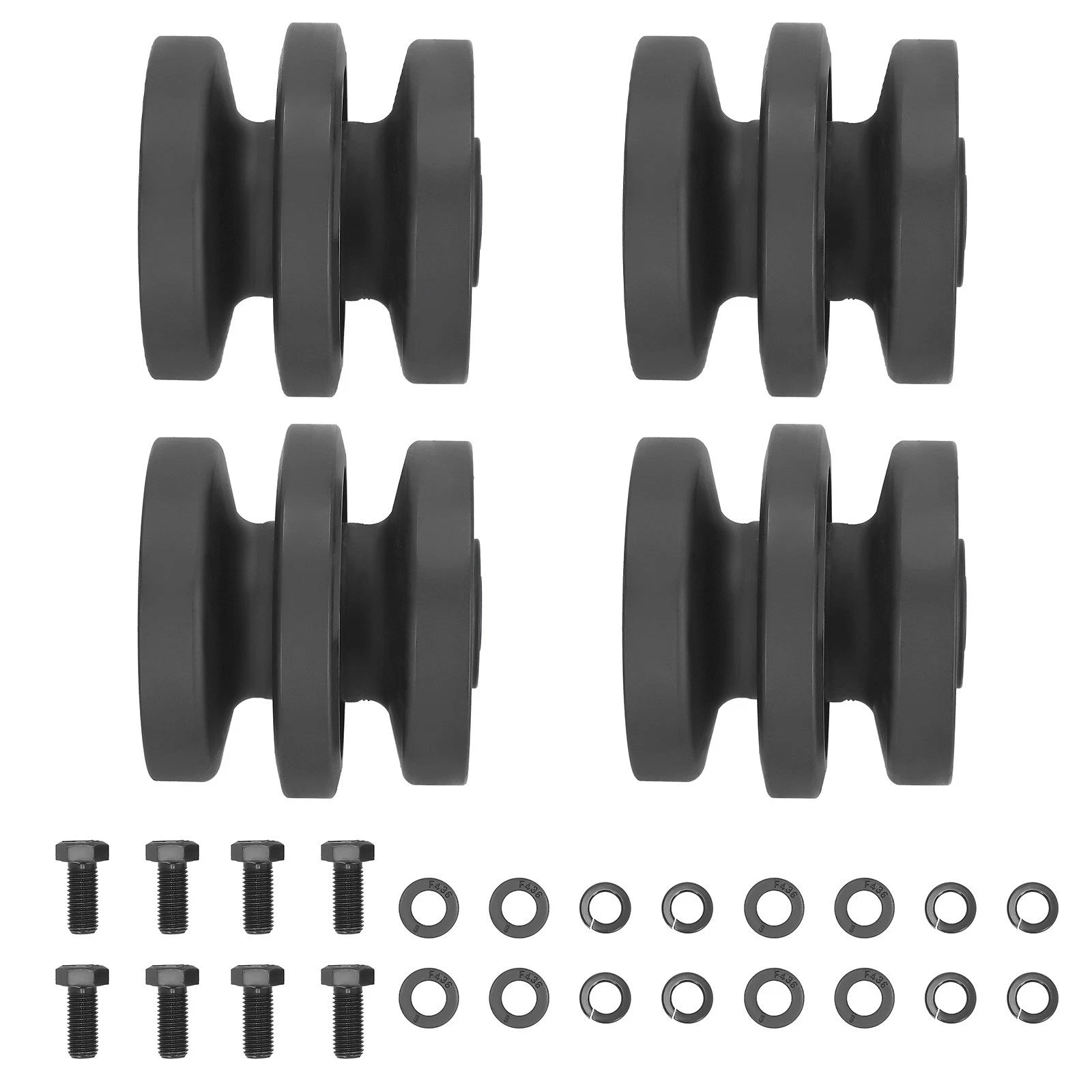 Set of 4 Track Rollers for Bobcat Skid Steer Loader (T140-T250)