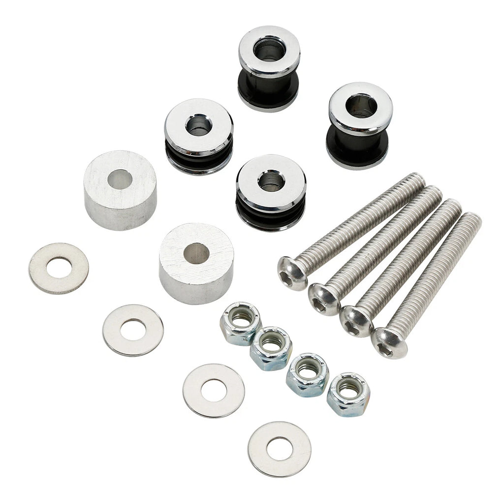 Sissy Bar Rack Docking Hardware Kit for Harley Softail (1984–1999)