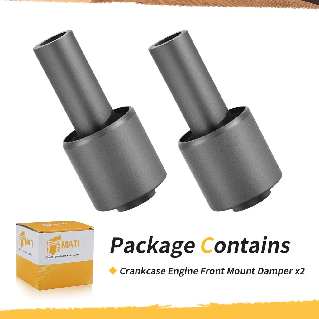 Crankcase Front Case Bushing Damper Mount for Yamaha Banshee YFZ350 RZ350 (1987–2006)