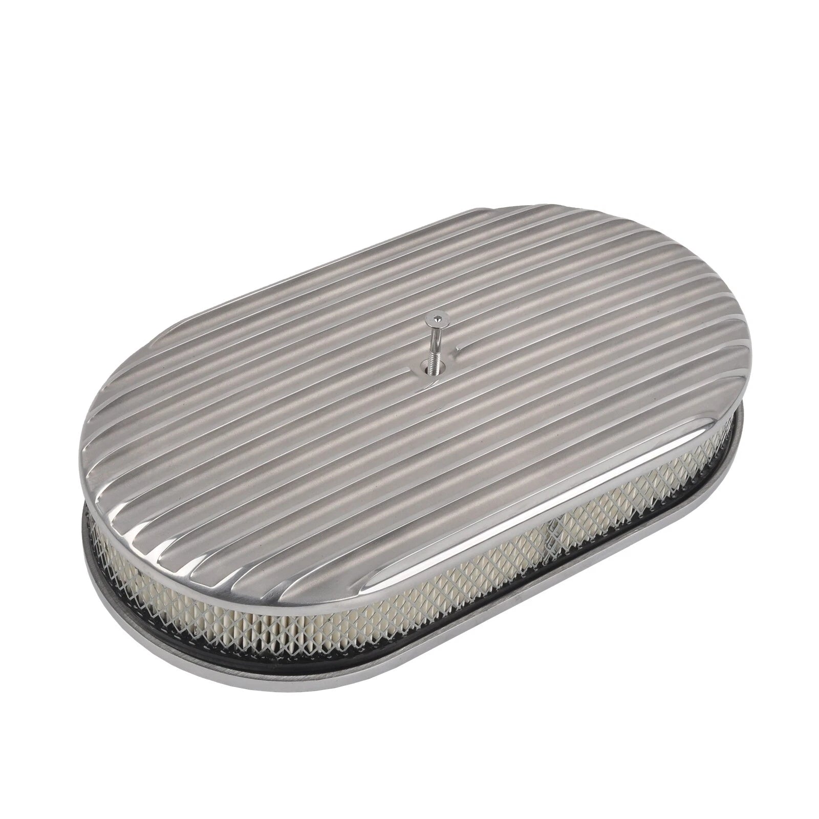 Short Valve Covers & 15" Oval Air Cleaner for Chevy 350 (1987–1997)