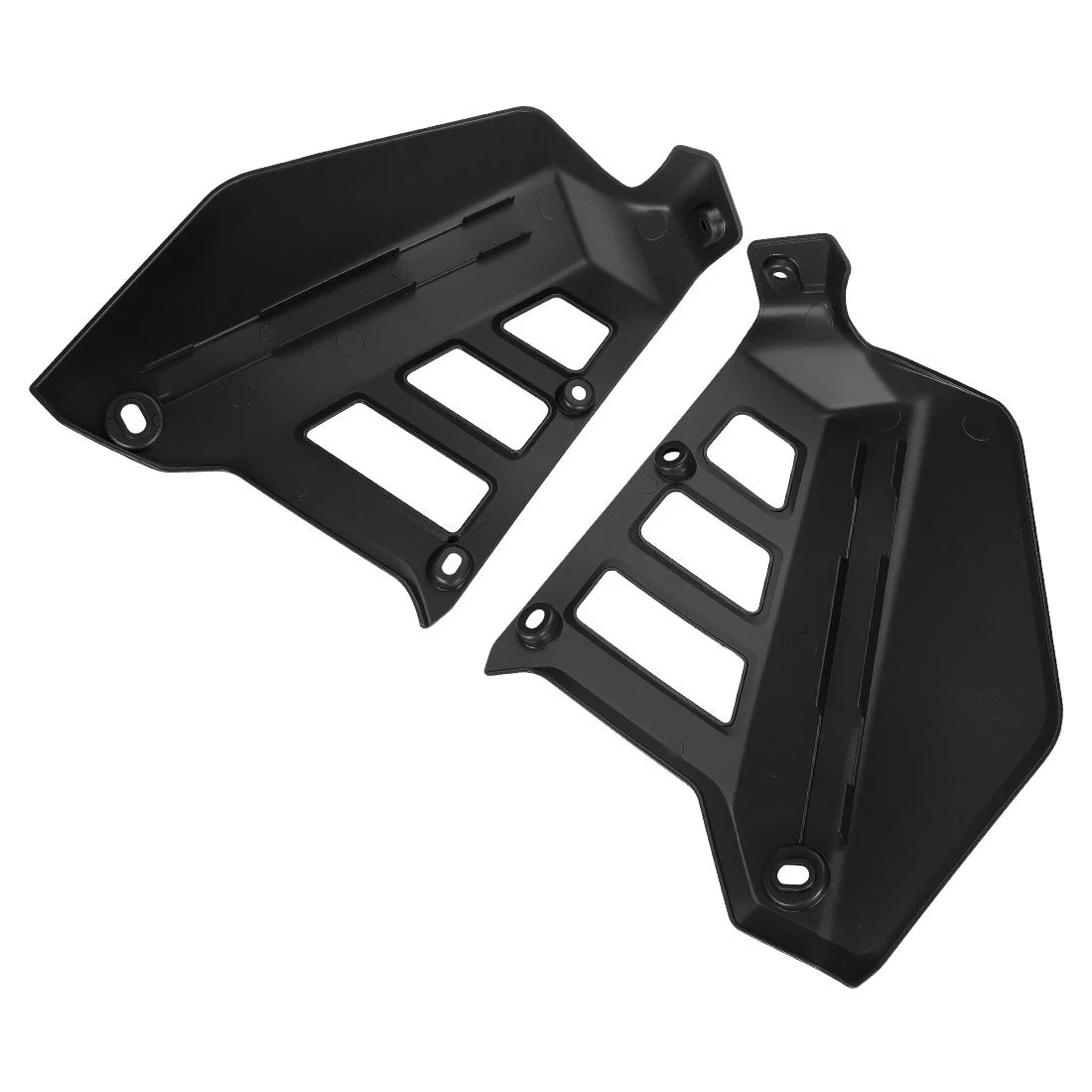 Left + Right Radiator Shrouds for Honda ATC250R (1985–1986) Black Plastic Guards