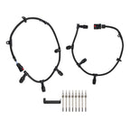 2 Glow Plug Harnesses & 8 Glow Plugs ZD13 for Ford F250 6.0L (2005–2007)