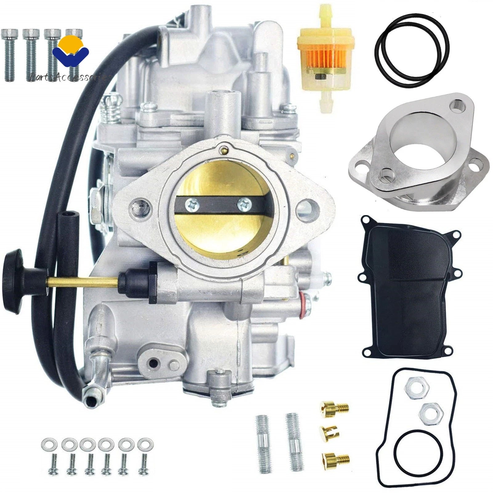 Carburetor & Intake Manifold Boot for Yamaha Warrior 350 YFM350X (1987–2004)