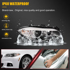 2X Headlight with Bulbs for BMW 535i xDrive (2011–2013) Projector
