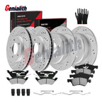 Front Rear Brake Rotors Pads for Chrysler Town & Country Grand Caravan (2001–2007)