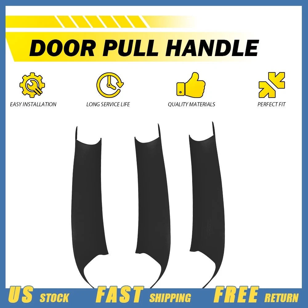 3X Door Handle Panel Trim for BMW X3 X4 F25 F26 (2010–2017) Black
