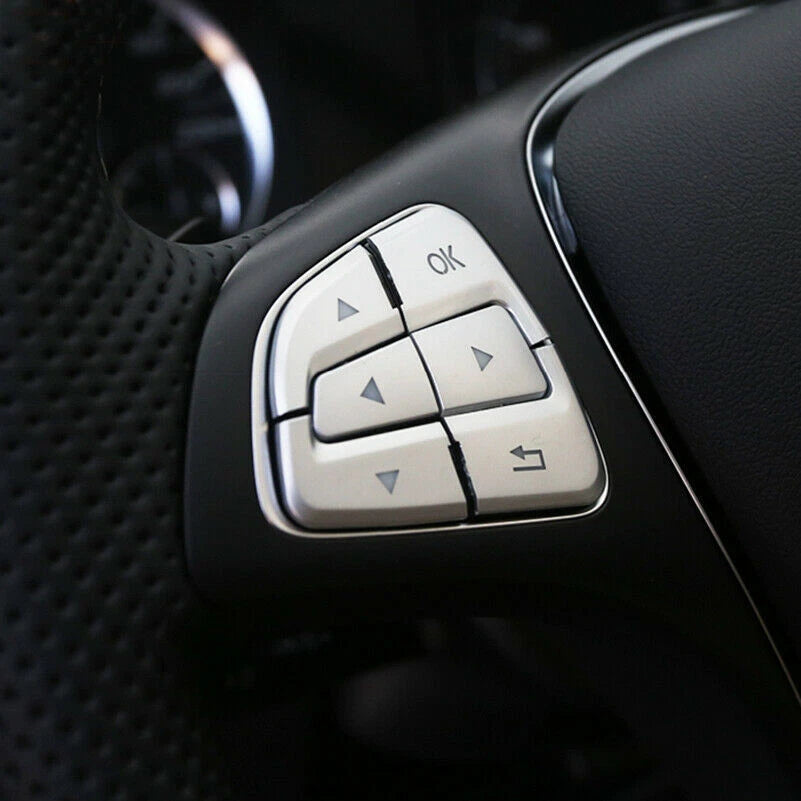 Steering Side Button Cover Sticker for Mercedes GLE GLS CLS (2017-2023)