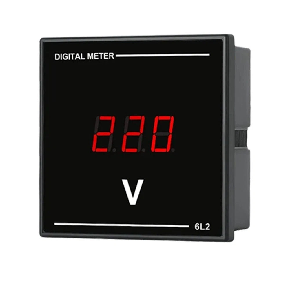 Digital LED Ammeter for AC Voltage Display Meter (50-500V)