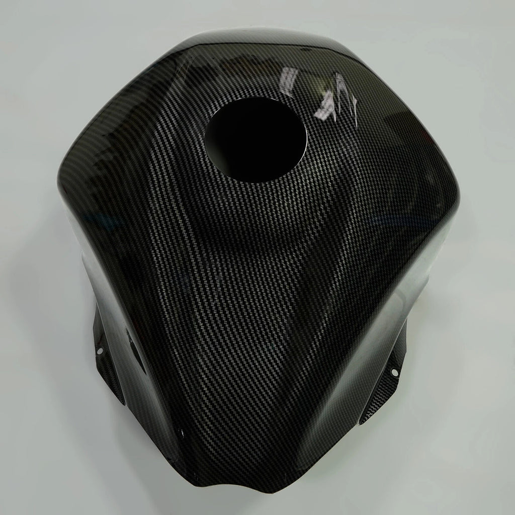 Black Carbon Fiber Fuel Gas Tank Cover for Suzuki Hayabusa GSX1300R (2021–2024)