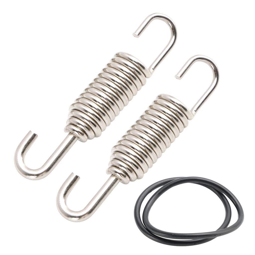 2 Pack Exhaust Spring & Seal O Rings for KTM 200 250 300 EXC/TPI (1999–2025)