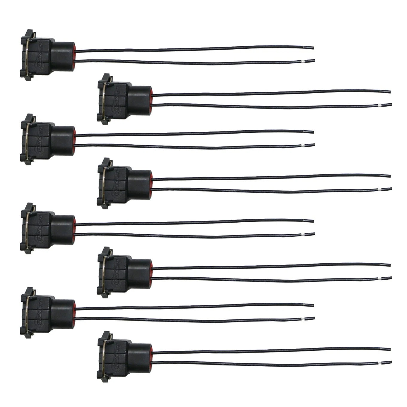Set of 8 RC Fuel Injector Connector Plugs Clips EV1 for Porsche BMW