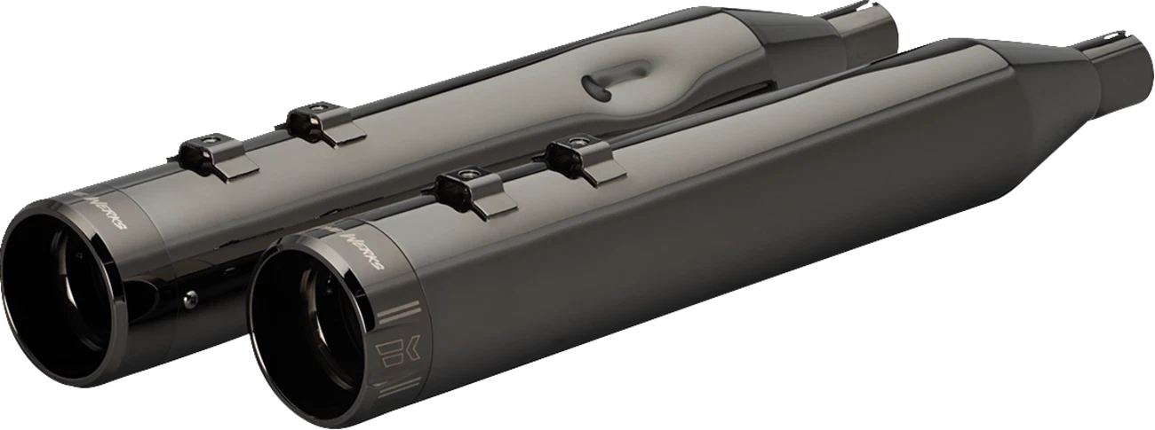 4.5" Slip-On Mufflers with Klassic Tip for Harley Davidson M8 (2017–2023)