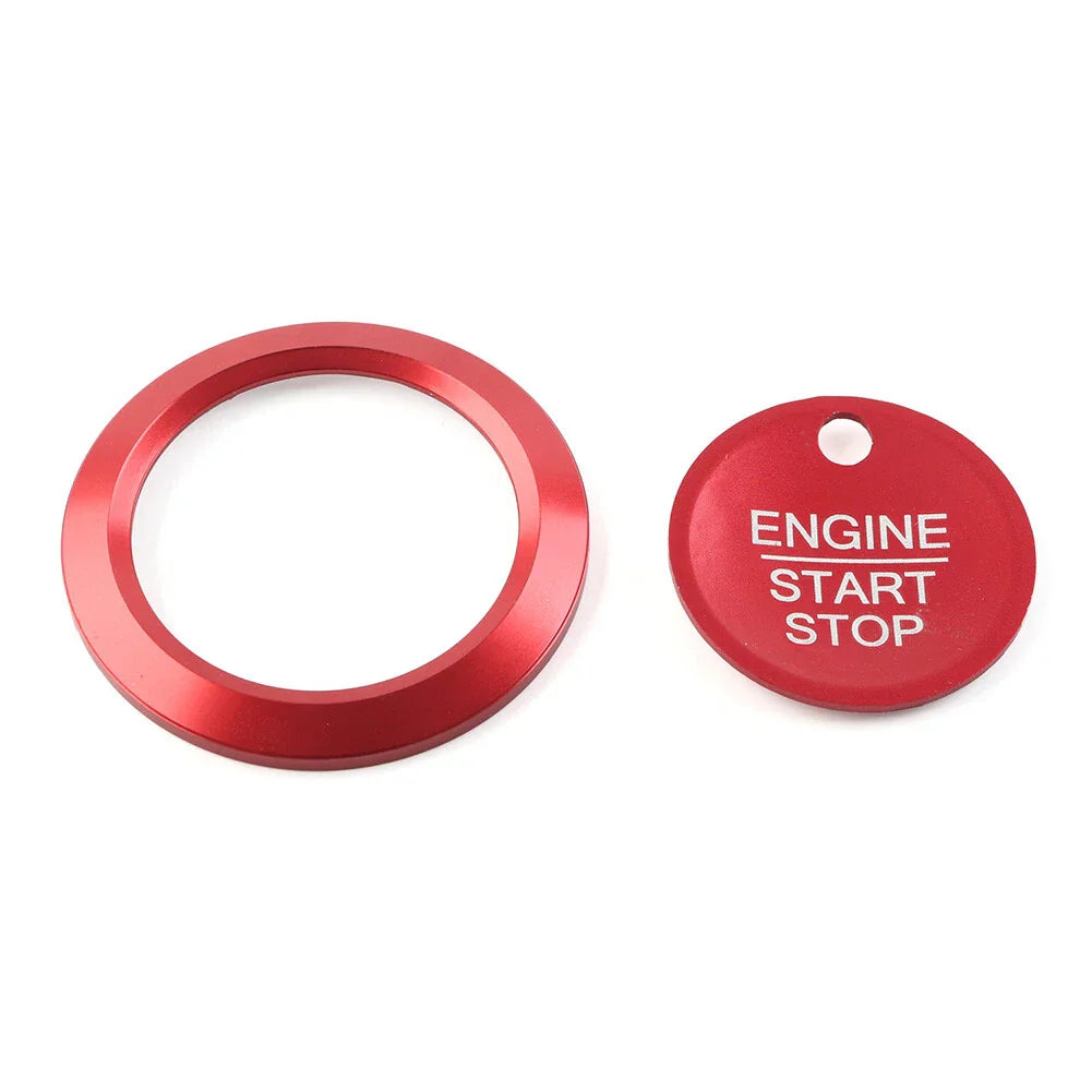 Engine Start Stop Switch Cover Trim for Ford F150 Raptor (2015-2020) Red