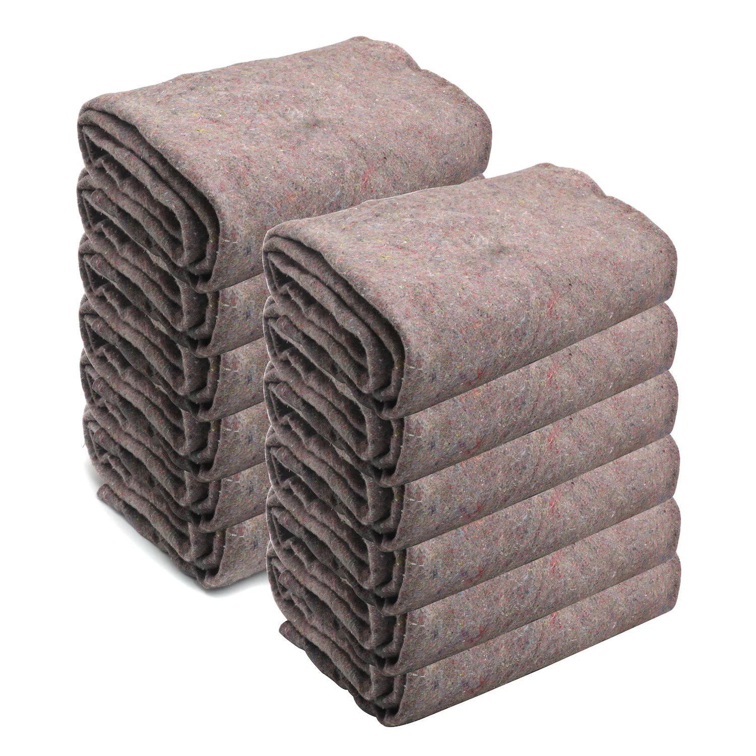 Set of 12 Heavy Duty Textile Moving Blankets 80" x 72"