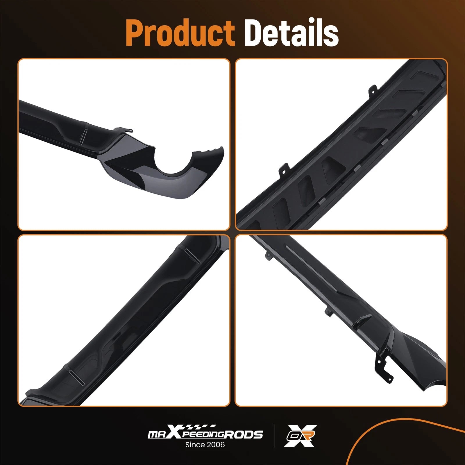 Rear Diffuser for BMW G20 G21 G28 M Sport (2018–2022) PP Plastic Black