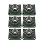 Set of 6 Self-Aligning Pillow Block Bearings for Various Applications