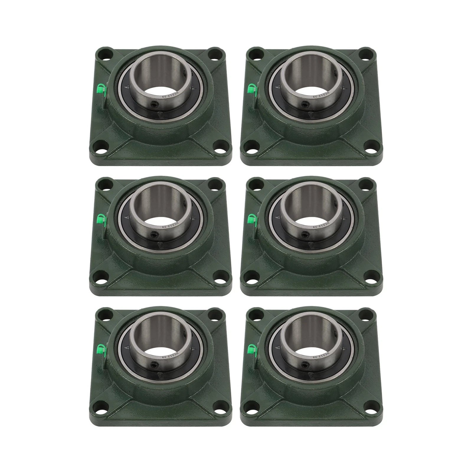 Set of 6 Self-Aligning Pillow Block Bearings for Various Applications