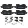 Set of 4 Front Ceramic Brake Pads for Toyota Camry (1992–2001), Celica (1994–1997)