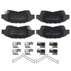 Set of 4 Front Ceramic Brake Pads for Toyota Camry (1992–2001), Celica (1994–1997)