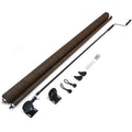 Roller Shade Blind for Deck Porch Balcony Patio (Light Filter, Mocha)