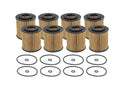 Set of 8 Engine Oil Filters for Ford Escape, Mazda 3, Mercury Milan