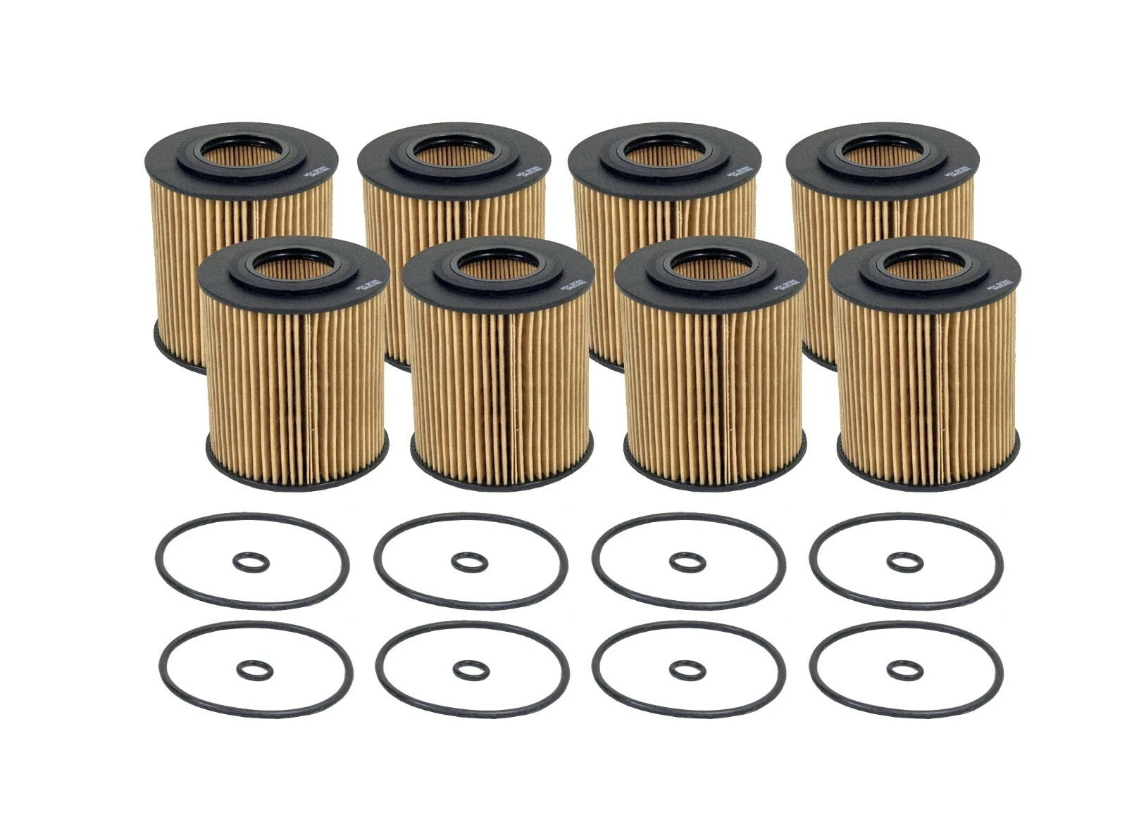 Set of 8 Engine Oil Filters for Ford Escape, Mazda 3, Mercury Milan