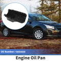 1 Pcs Engine Oil Pan for Chevrolet Astro (1986–1995) No.10054809 Iron Black
