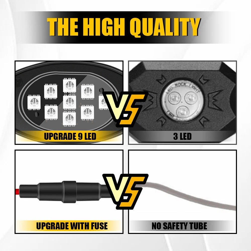20 Pods RGB LED Underbody Light Kit for Car (Universal)
