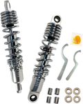 Premium Ride-Height Adjustable Shocks for Harley-Davidson - Chrome