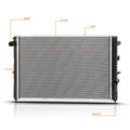 Aluminum Core Cooling Radiator for Land Rover Discovery (1999–2004) DPI-2930