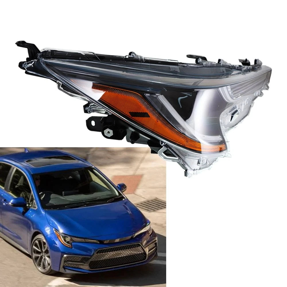 LED Passenger Right Side Headlight for Toyota Corolla L LE (2020–2021)