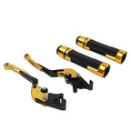 Folding Extendable Brake Clutch Lever Grip Set for Thruxton/Street Cup (2016-2023)
