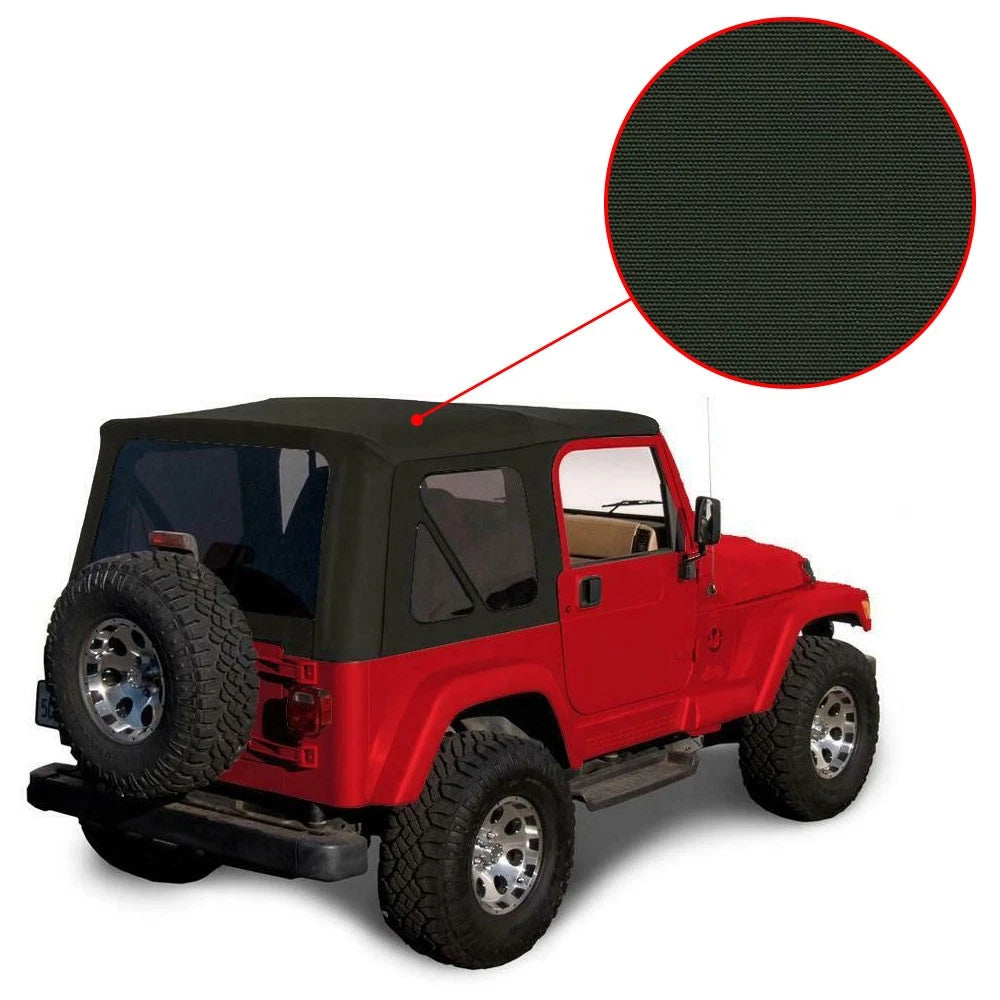 Soft Top Replacement with Tinted Windows for Jeep Wrangler (1997–2006)