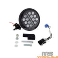 5.75'' LED DRL Headlight & Matte Black Bucket Set for Harley Dyna