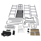 Hunting Ladder Tree Stand with Shooting Rail for Outdoor Use (15.5')