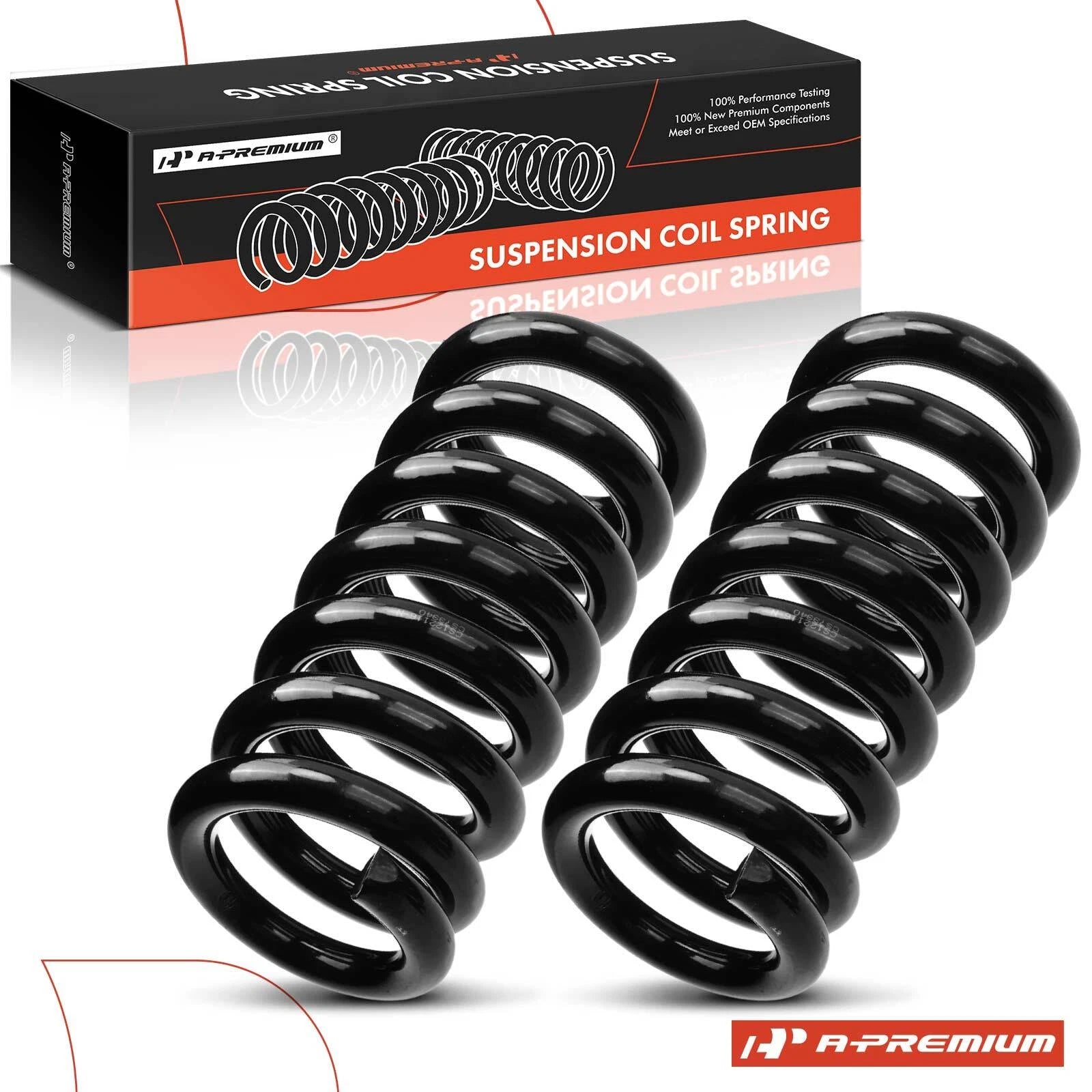 2X Front Coil Springs for Dodge Ram 2500 1994–2002 Ram 3500 RWD
