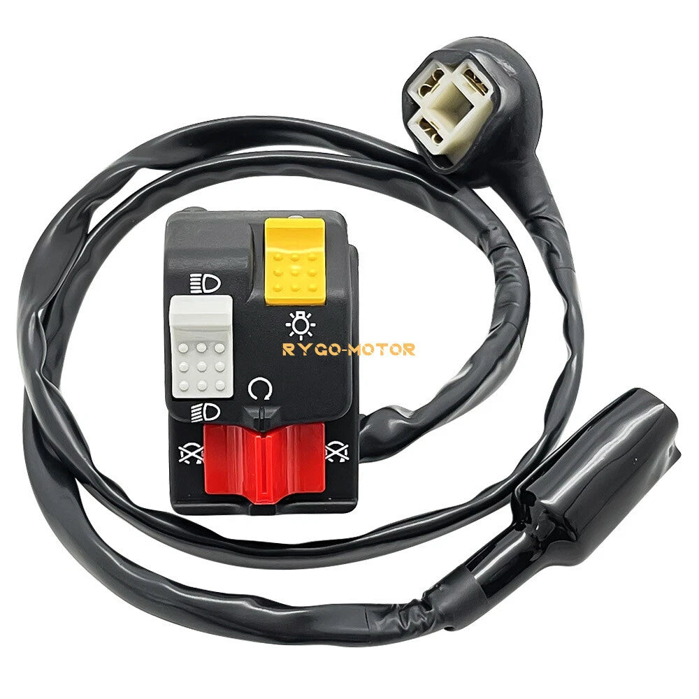 Handlebar Kill Stop Switch Head Light for Honda TRX250R (1986–1989) 35200-HB9-020