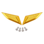 Billet Gold Mirror Block Off Plates for Ducati Panigale V4/S/R V2 (2018–2024)