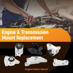 Engine Motor Mount Kit for Acura RSX (2002–2006) & Honda Civic SI HB (2002–2005)
